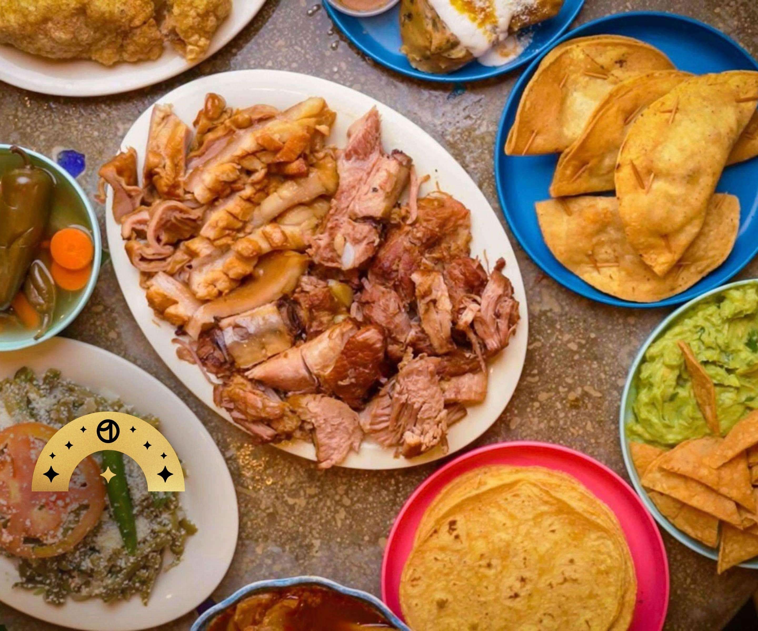 Carnitas Uruapan signature dishes Frijoles Refritos
Chicharron Guisado
Menudo